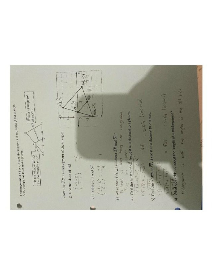 Problems on the Midsegment Theorem