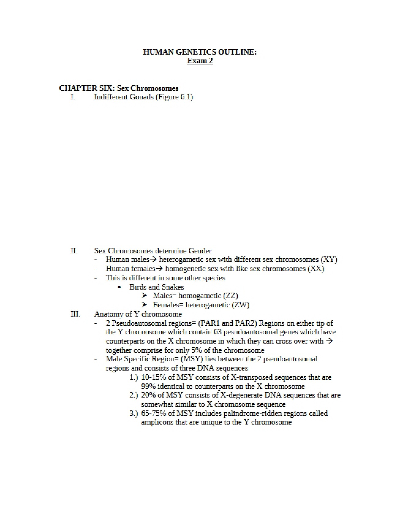 Test 2 Human Genetics