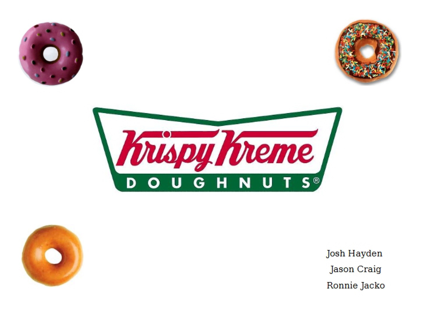 Krispy Kreme Case
