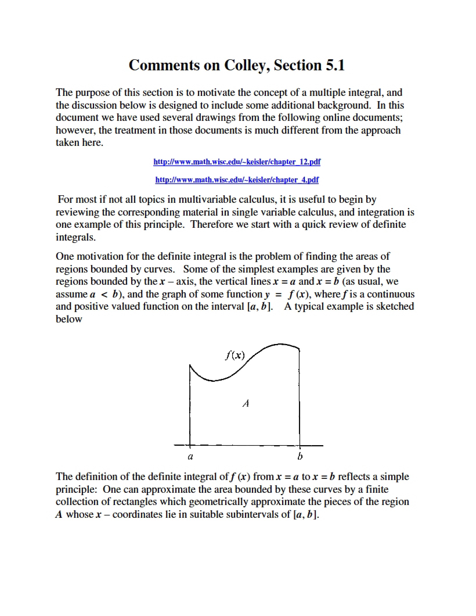 Commentary Colley Section 5.1