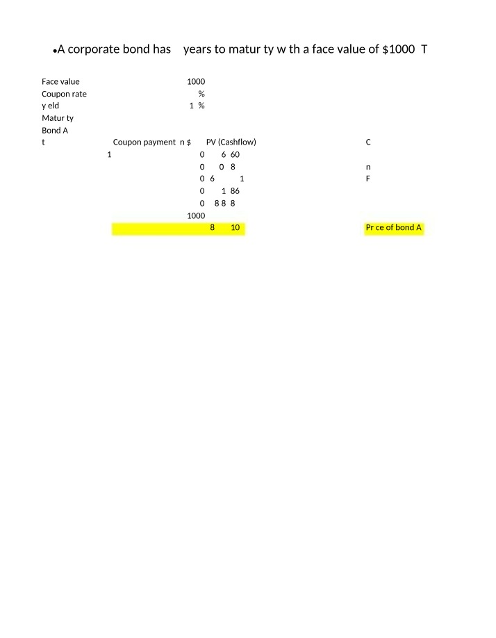 Bond Valuation Class - Week 4