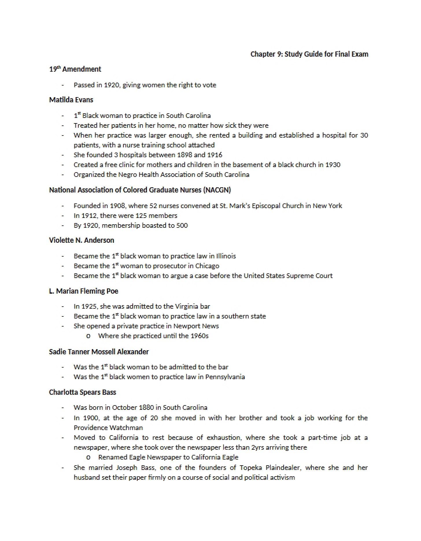 Year-End Appraisal of Subject Competency