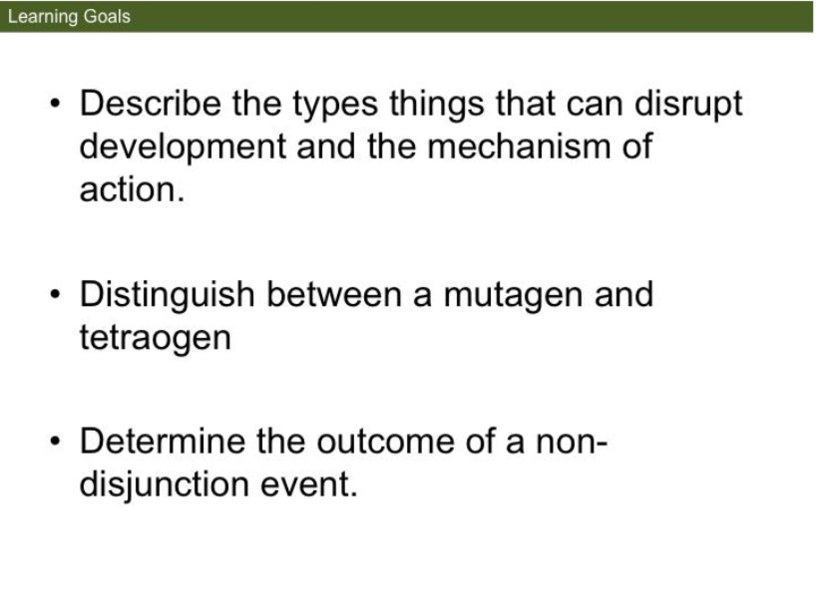 Mutations in Genetics