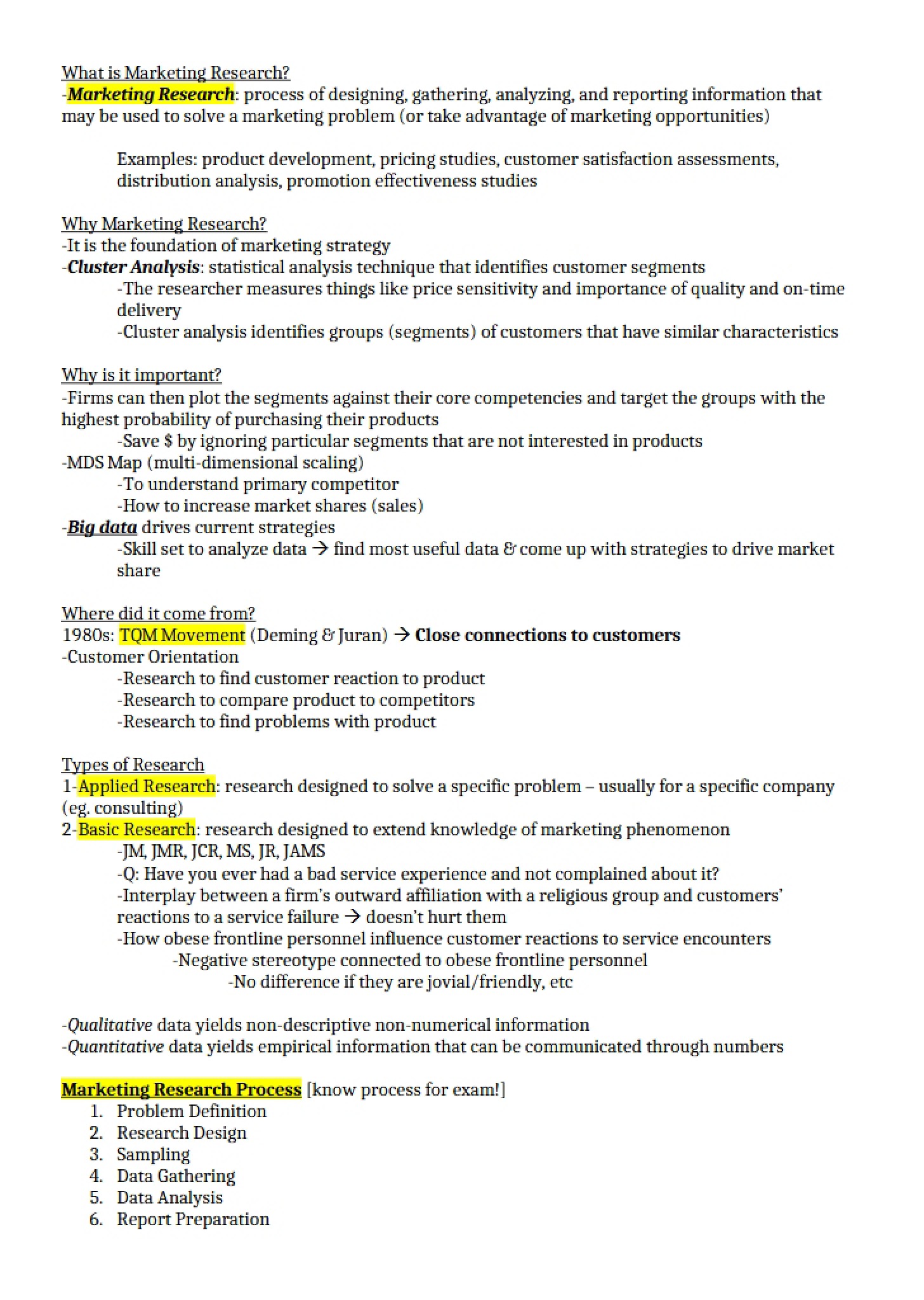 Understanding Marketing Research