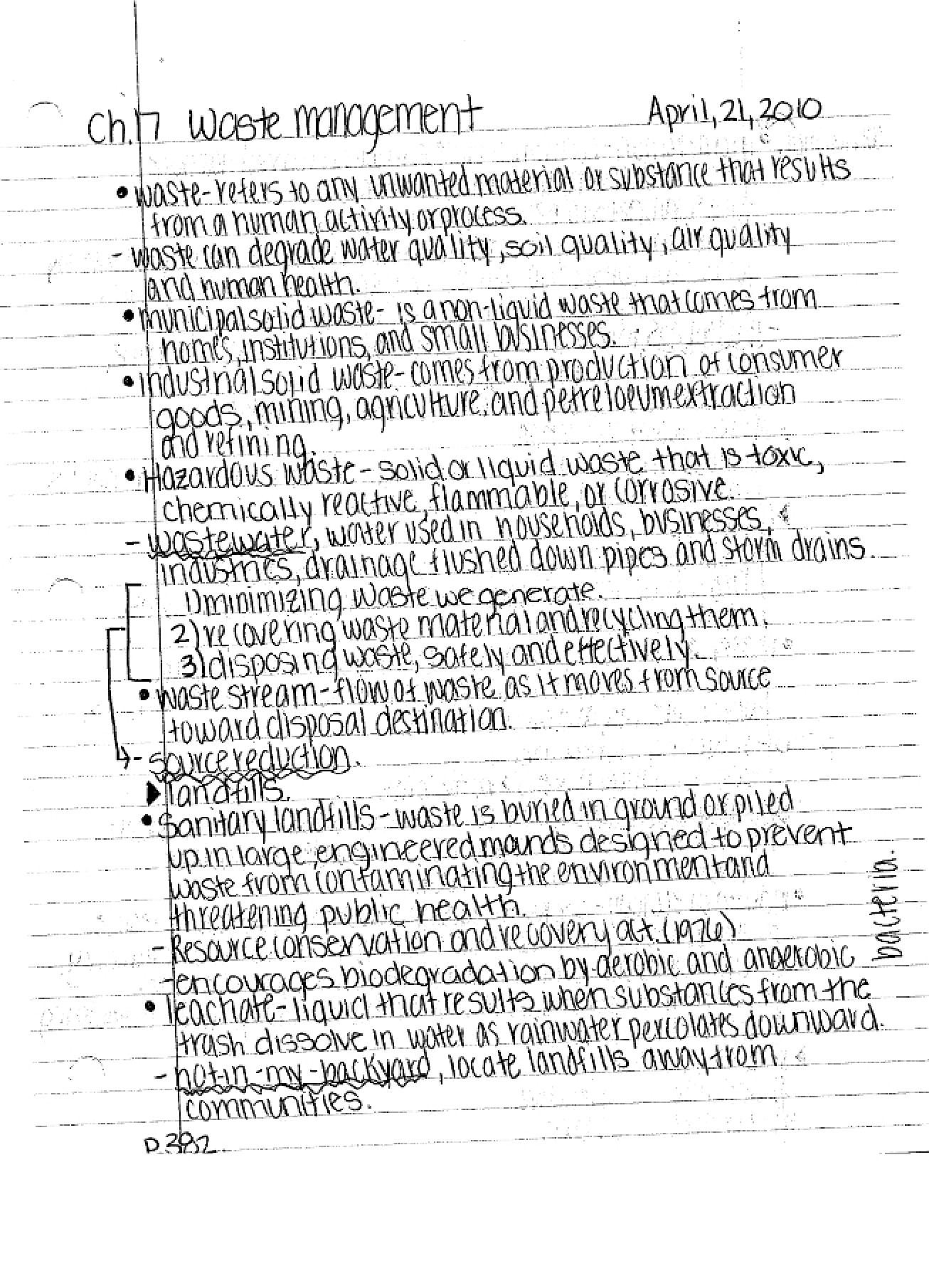 Review Notes