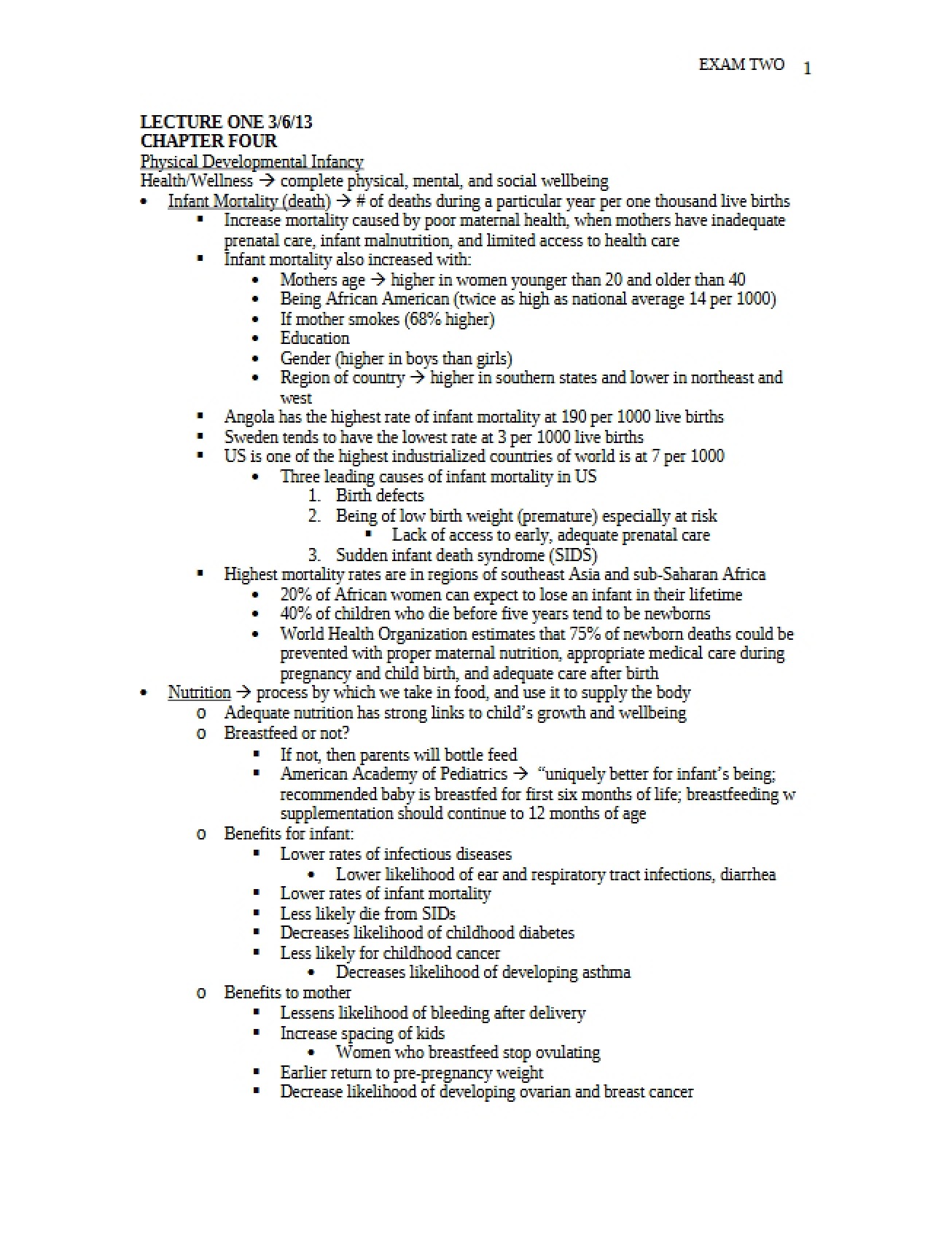 Fourth Chapter of Foundations of Developmental Psychology