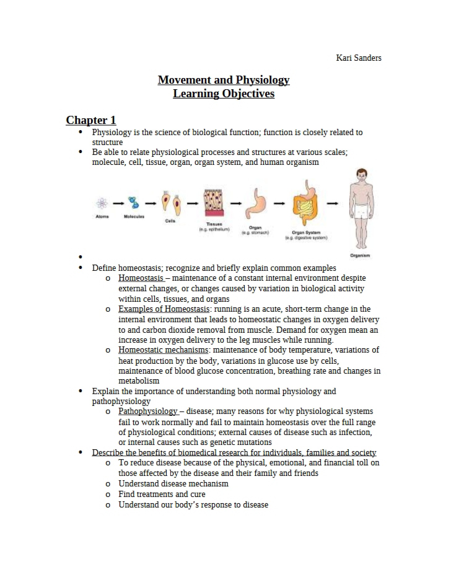 Foundations of Movement Physiology