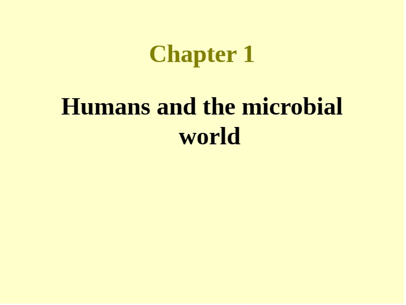PowerPoint Chapter 1