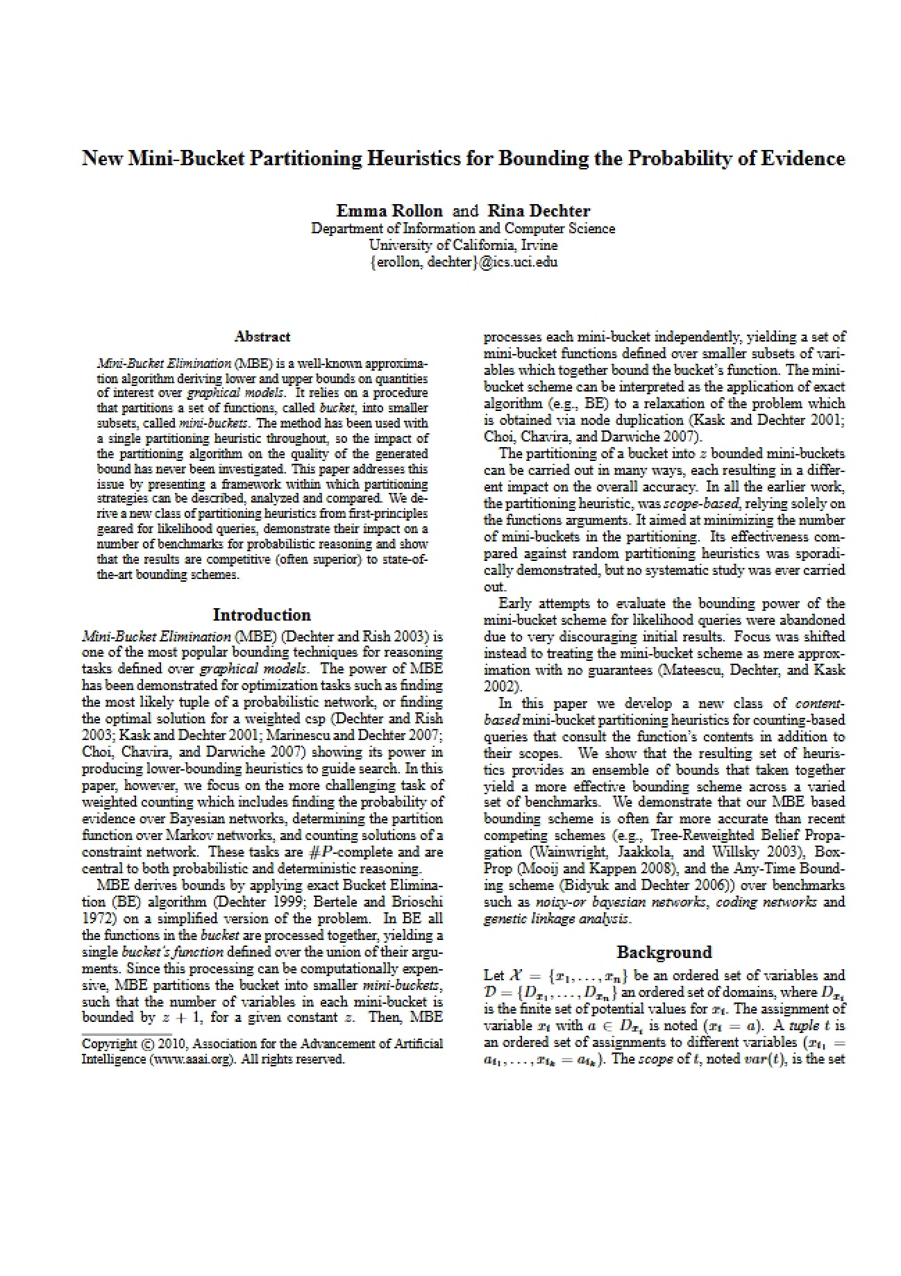 Heuristics of Partitioning
