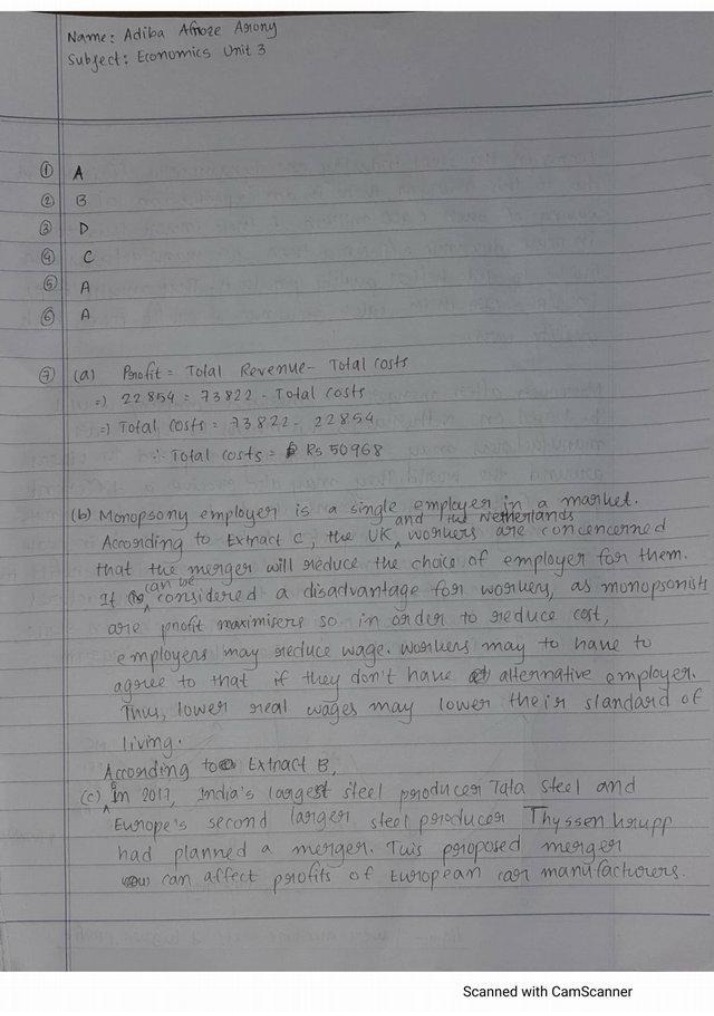ECN221 Mock Exam 1 - Adiba