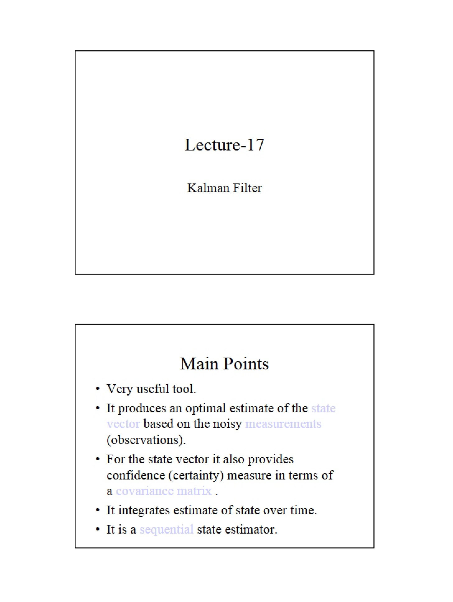 Course Notes