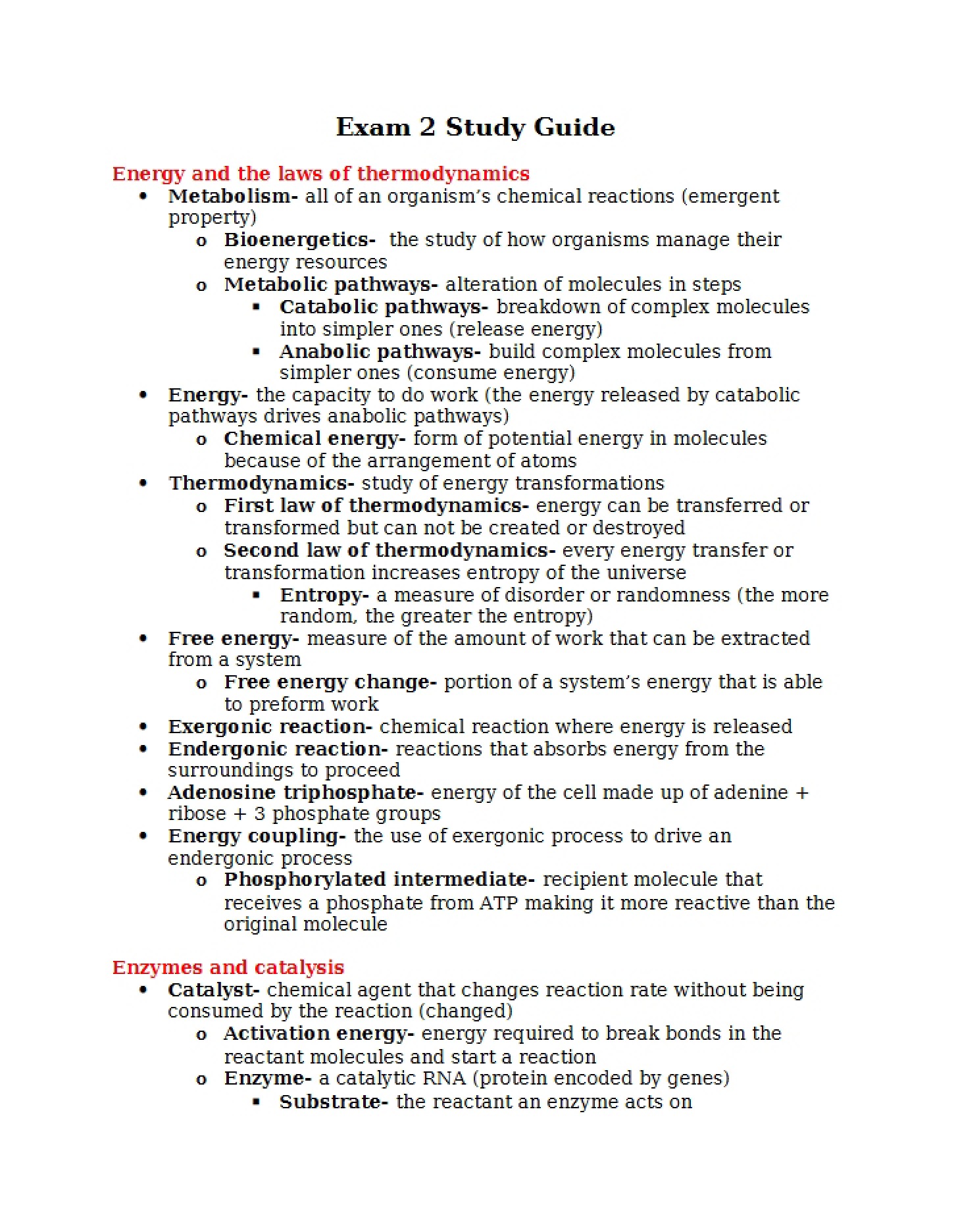 Thermodynamic Laws in a Biological Context