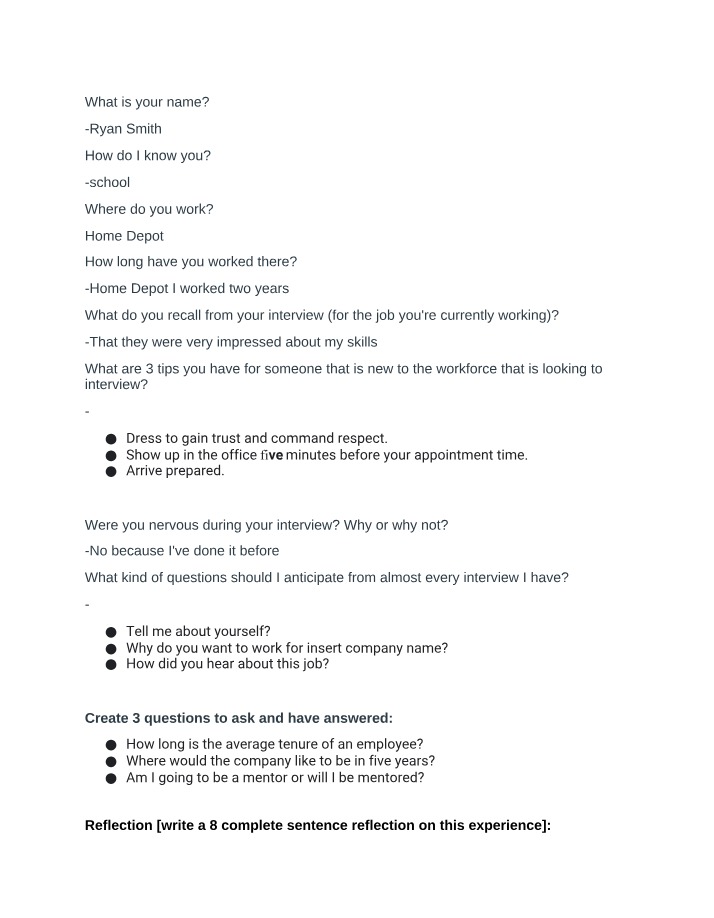 Workforce Interview Tips for Newcomers