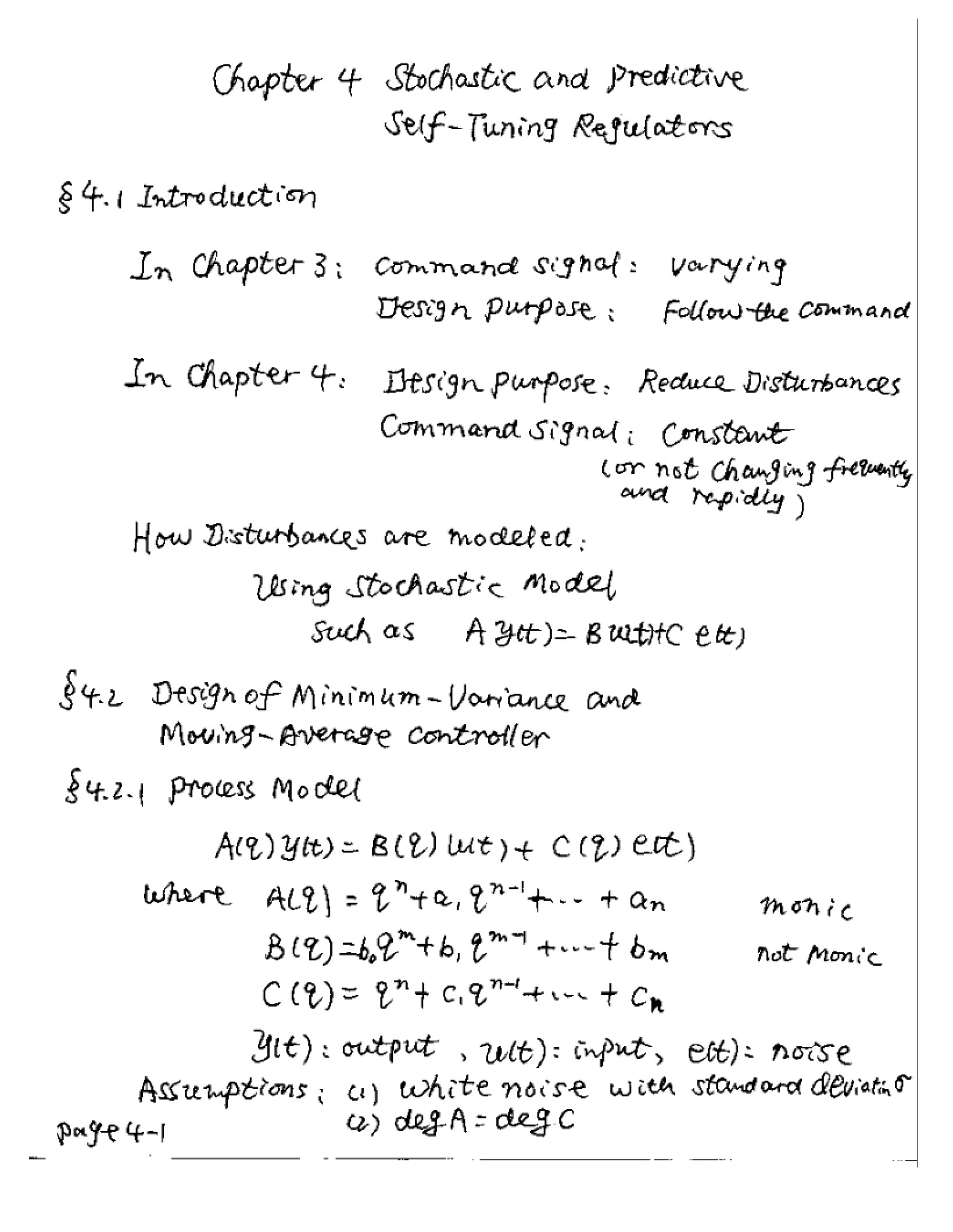 Class Lecture Notes