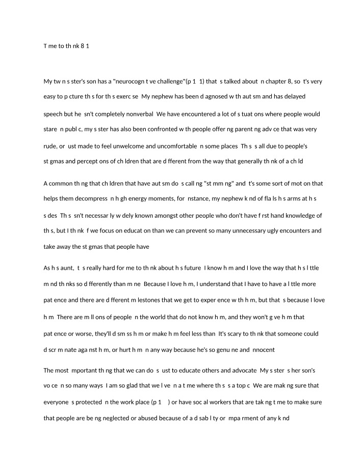 Weekly Response 8 - Beckley
