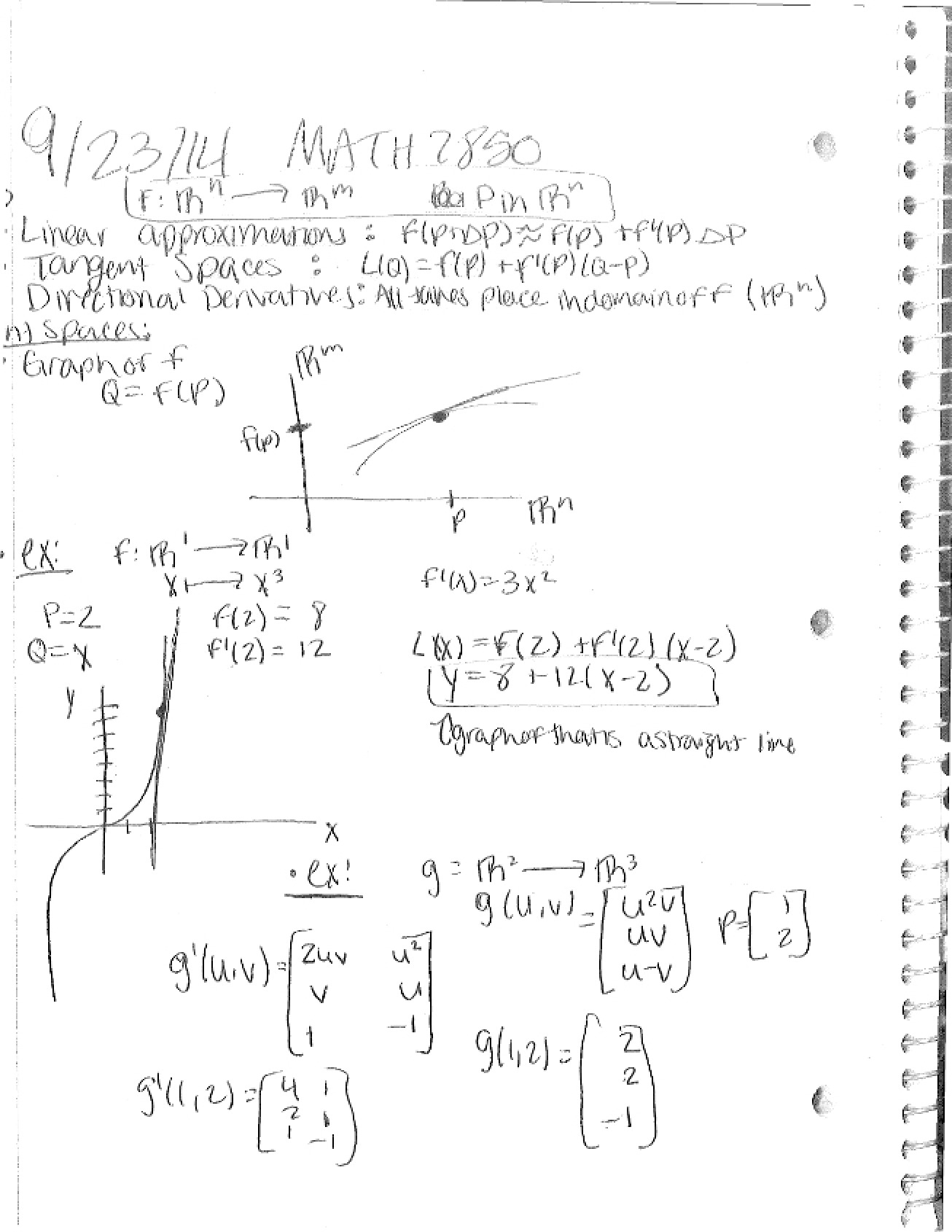 Multivariable Calculus General Notes (Set 5)