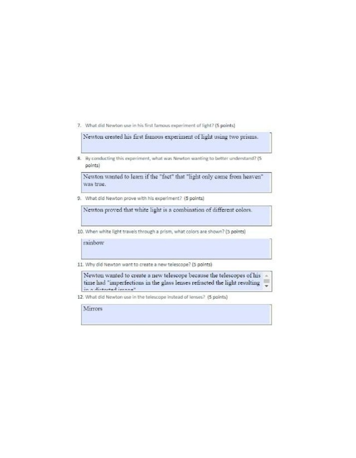 Assignment #2 - Newton Lab