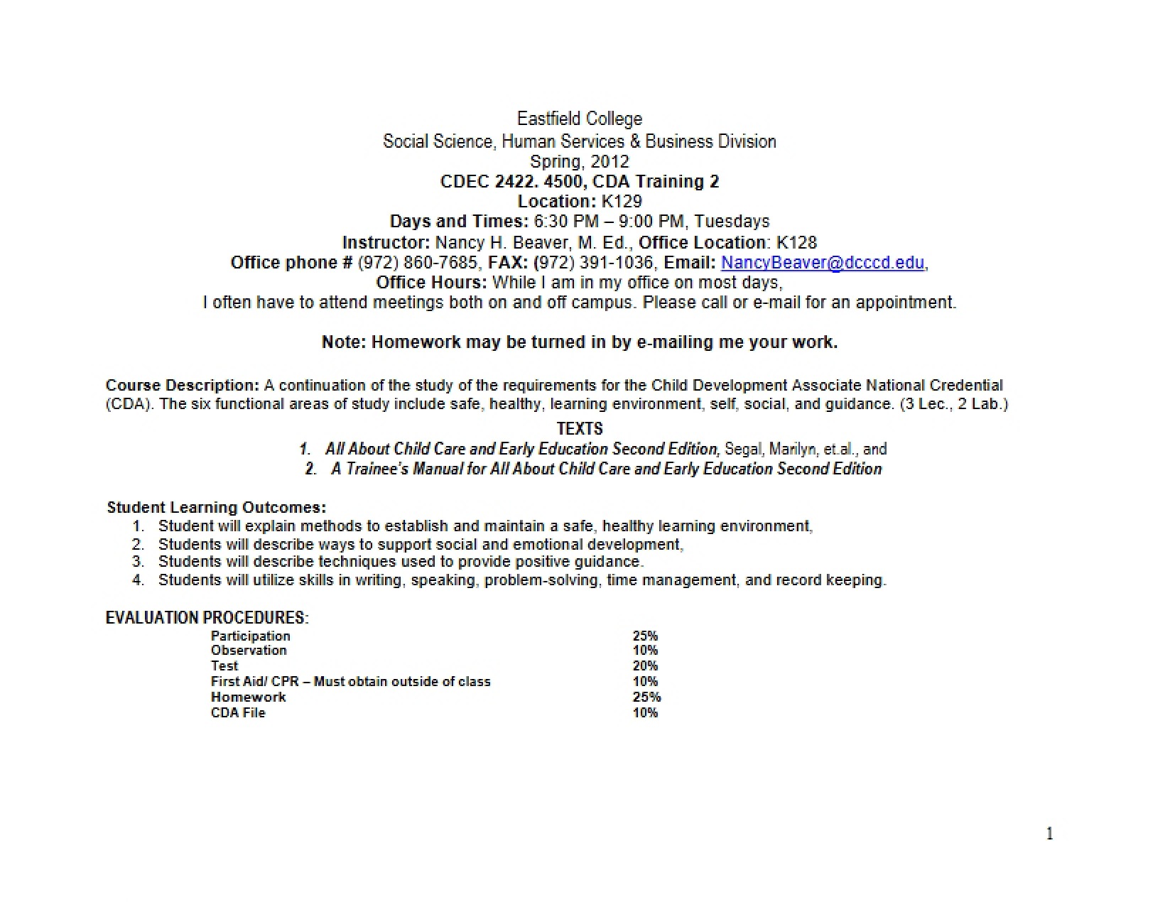Syllabus
