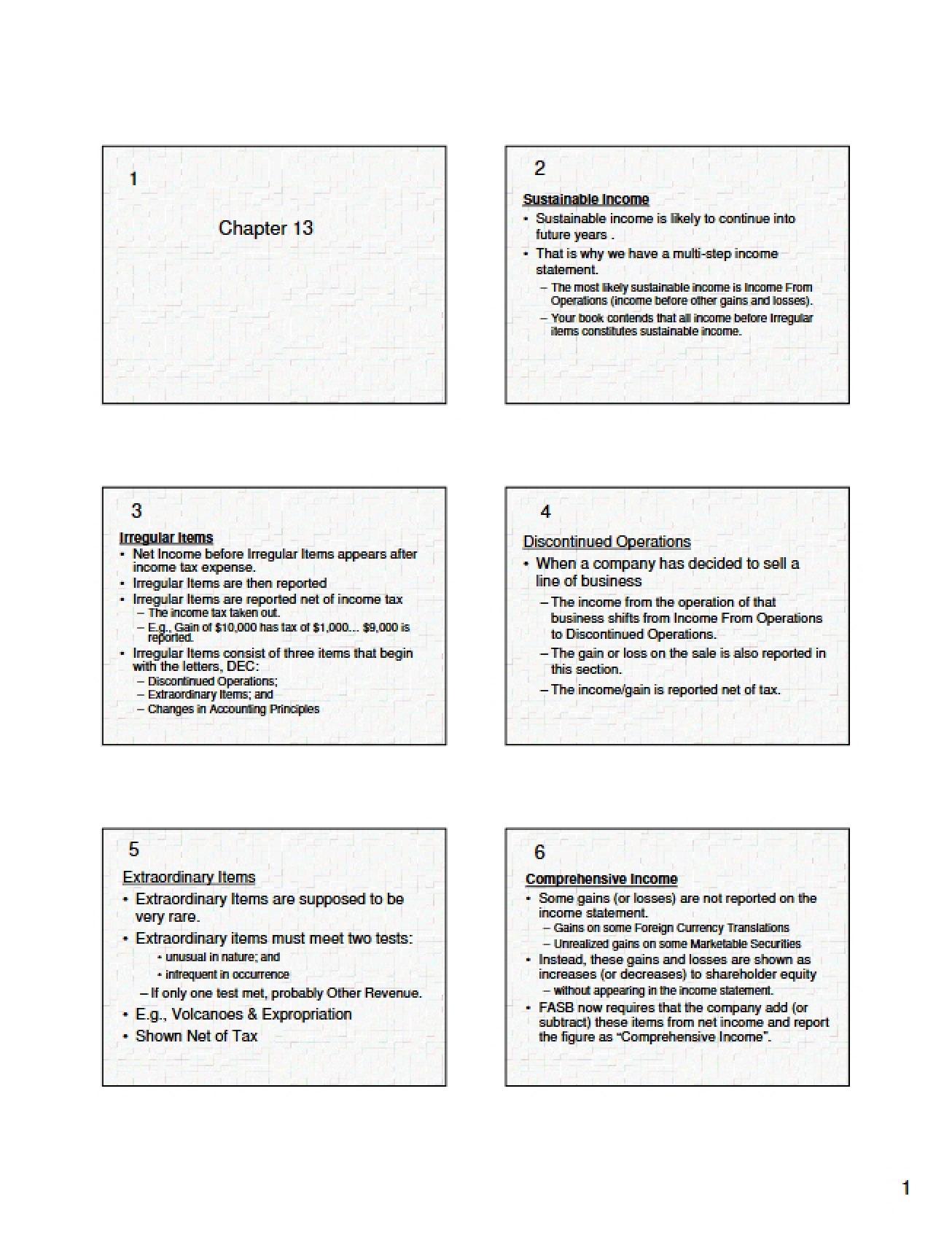Financial Accounting Chapter 13 Part 1