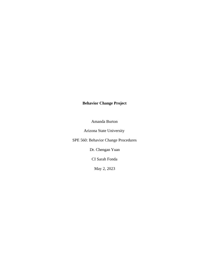 Intervention Selection and Protocol - BCP