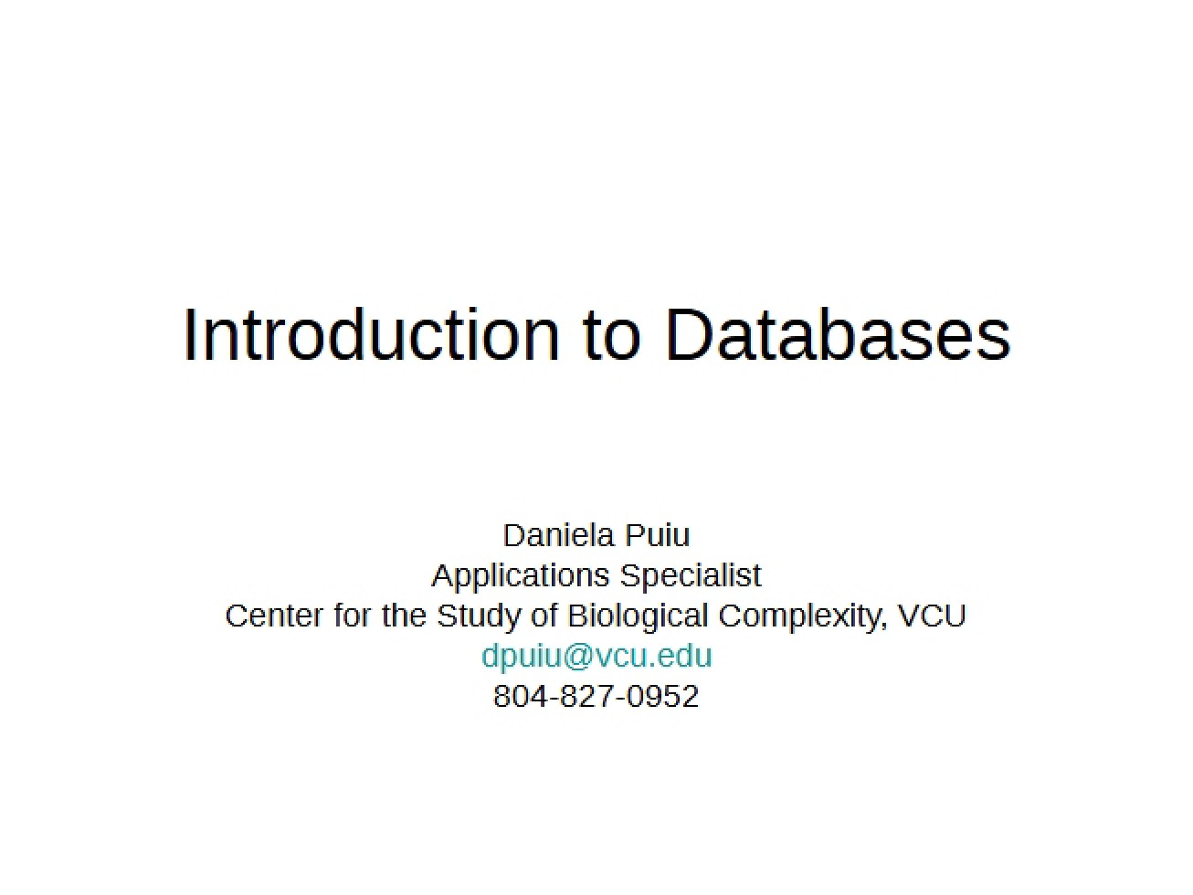 Introduction to Database Systems