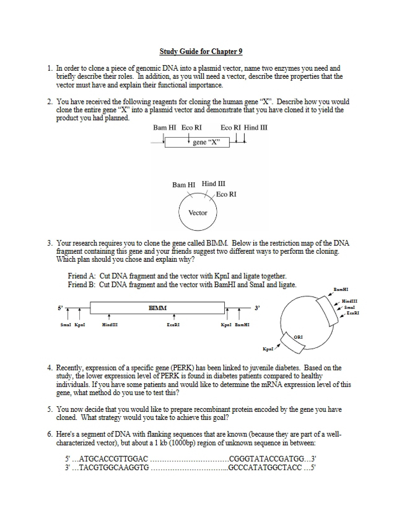 Unit 9 Review and Preparation Guide