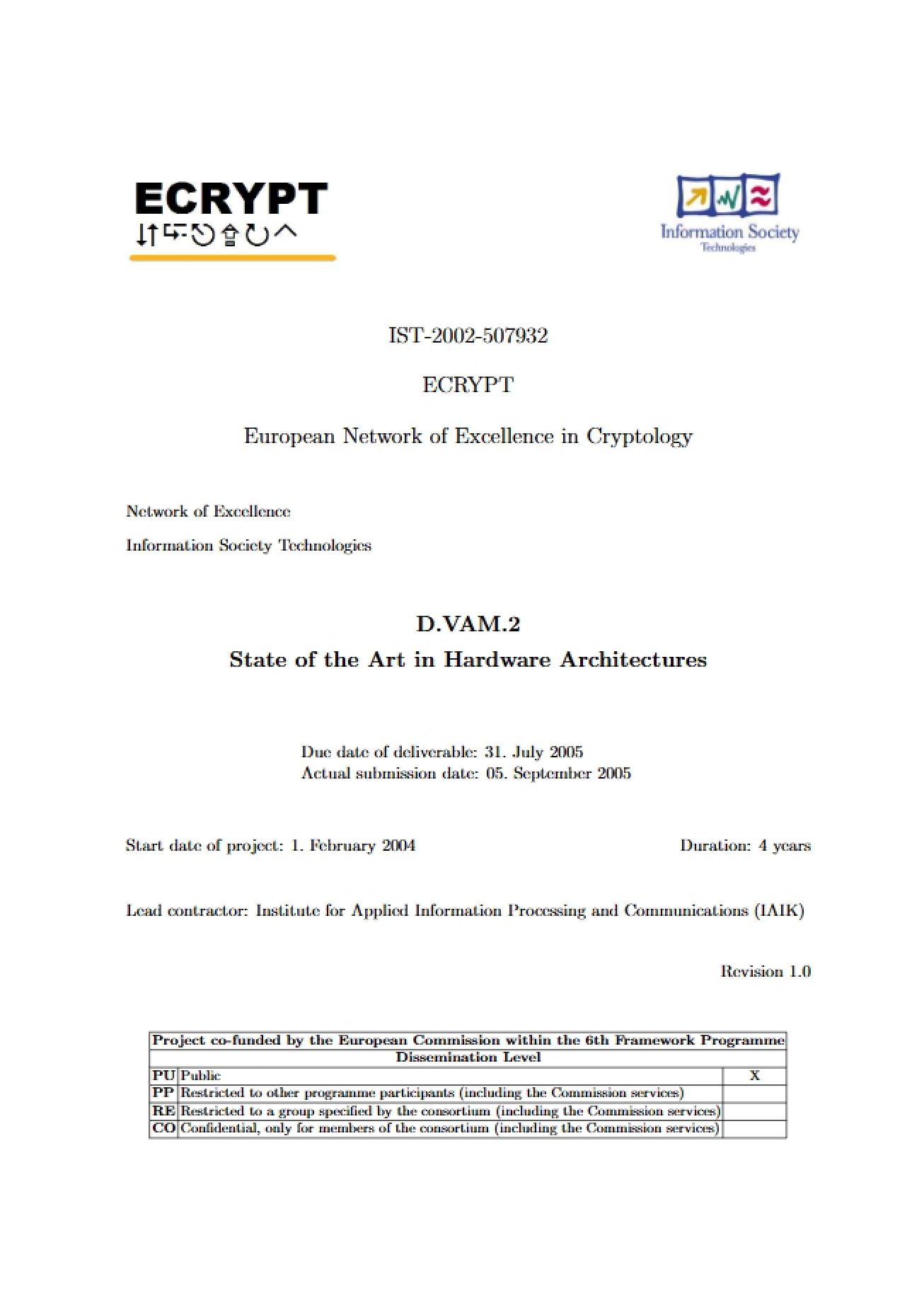General Lecture on Advanced Computer Architecture
