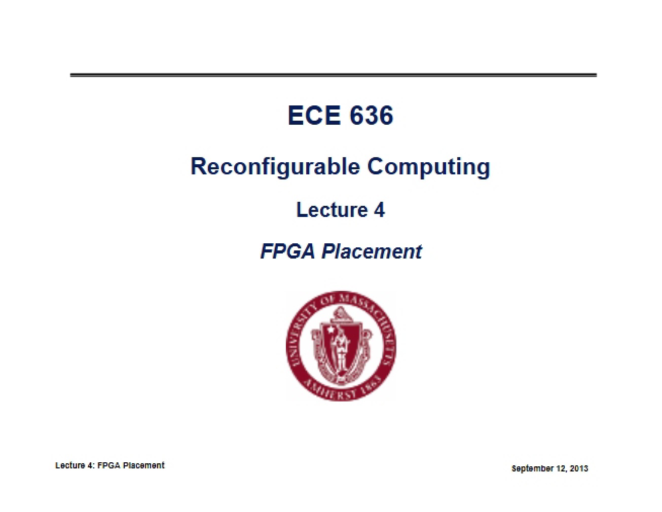 Computing (Reconfigurable) 1