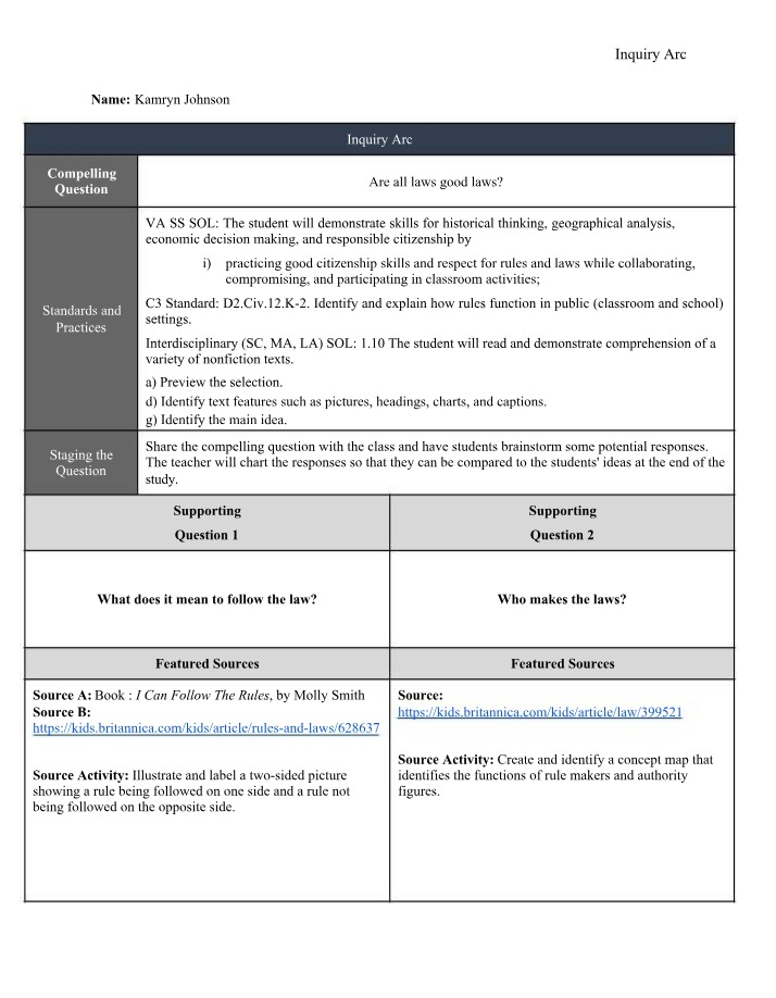 Inquiry Arc Final Project