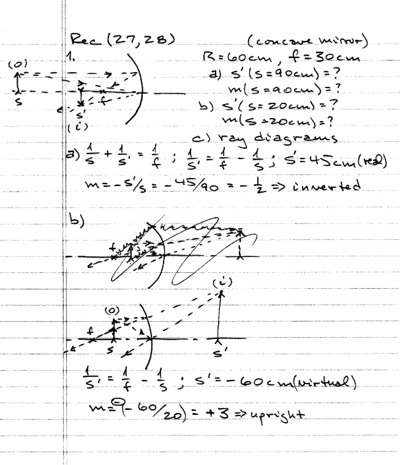 Solutions for Recitation 18