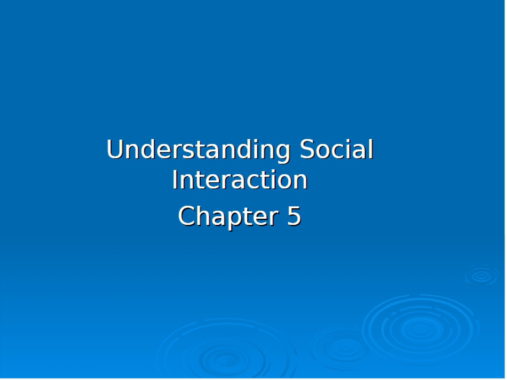 Social Interaction Understanding