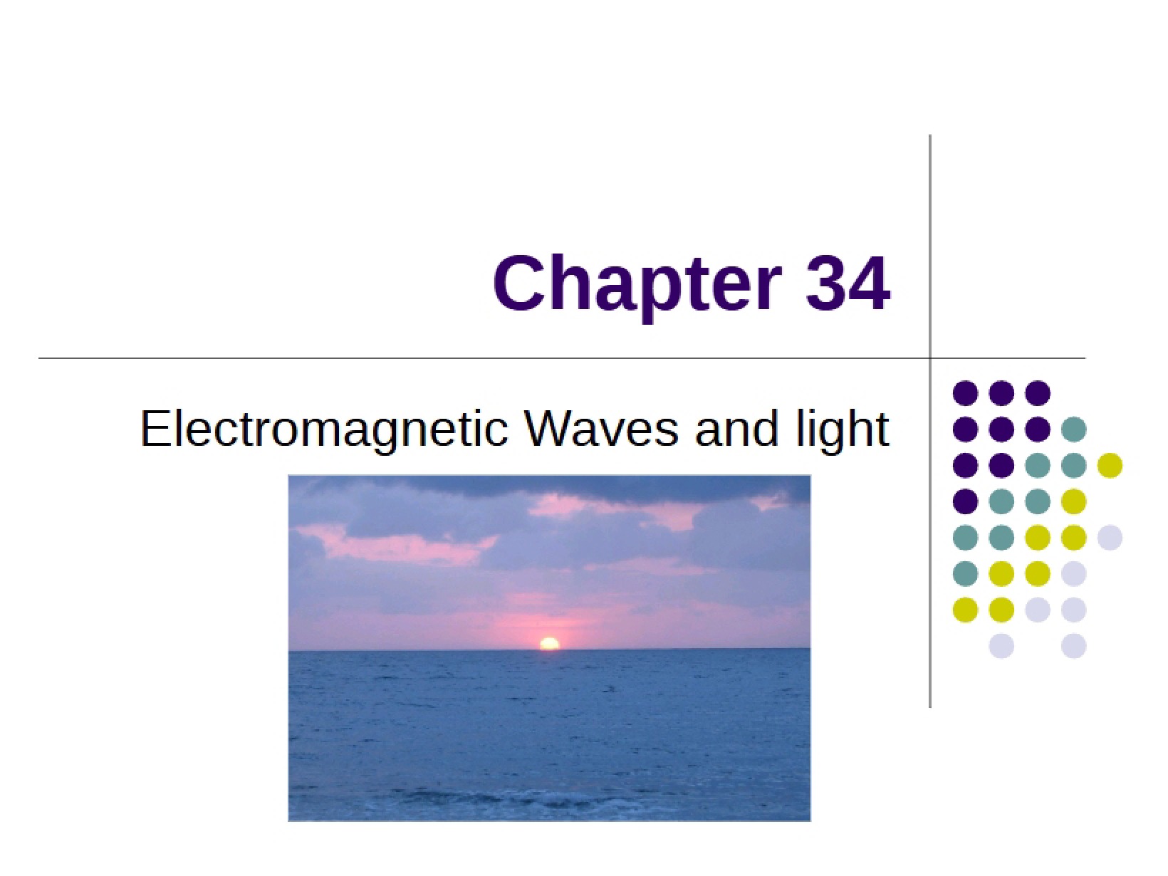 Waves (Electromagnetic) and Light