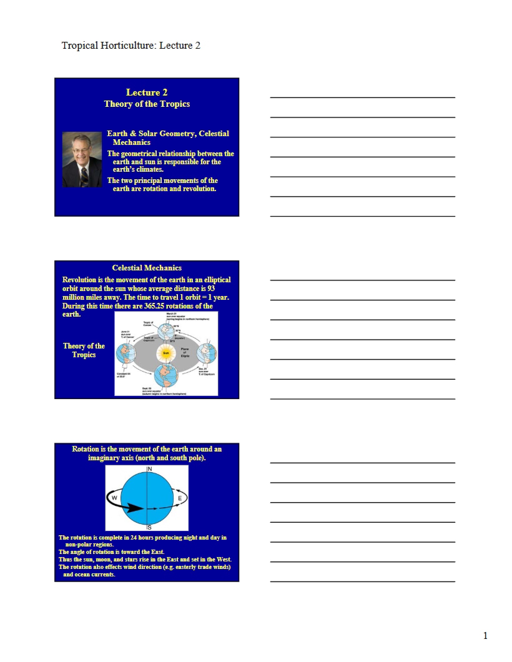 Lecture Packet