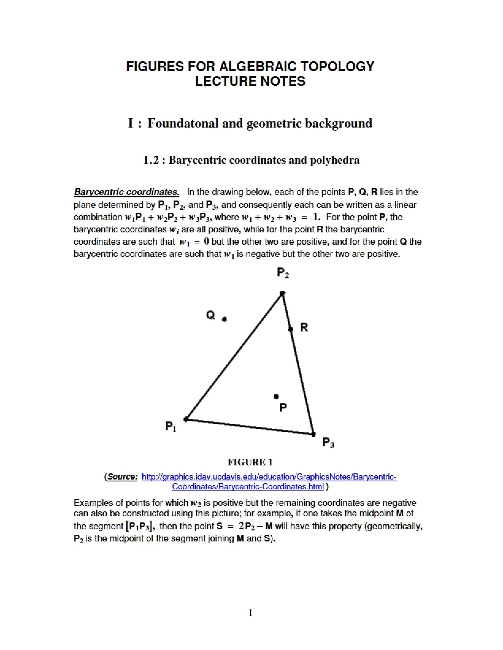 Algebraic Topology Diagrams