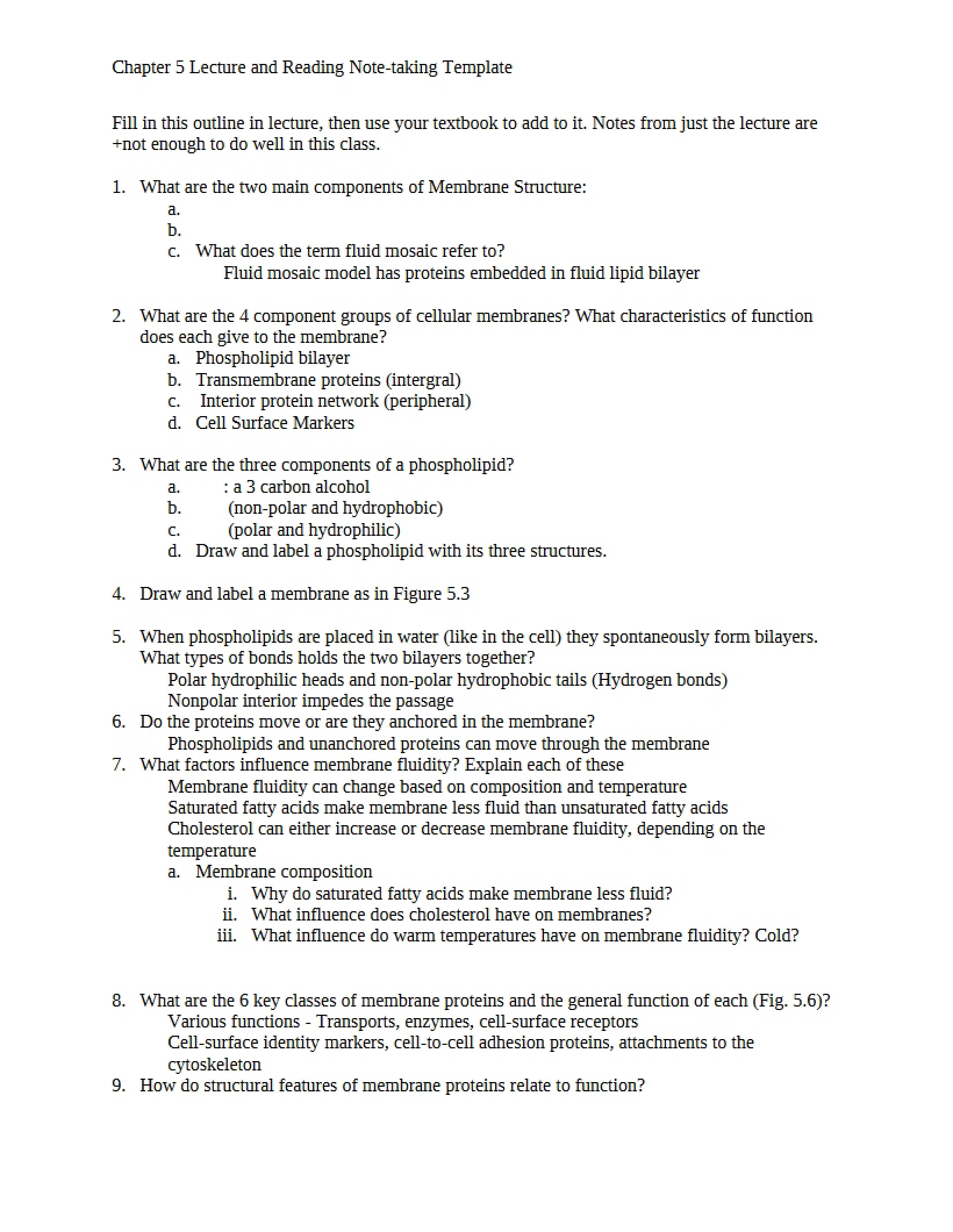 Biology Chapter 5