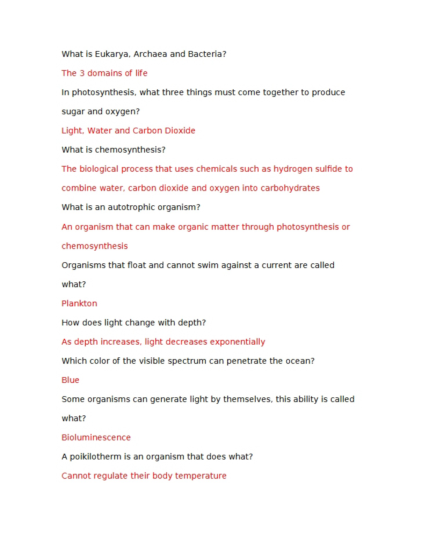 Course Notes