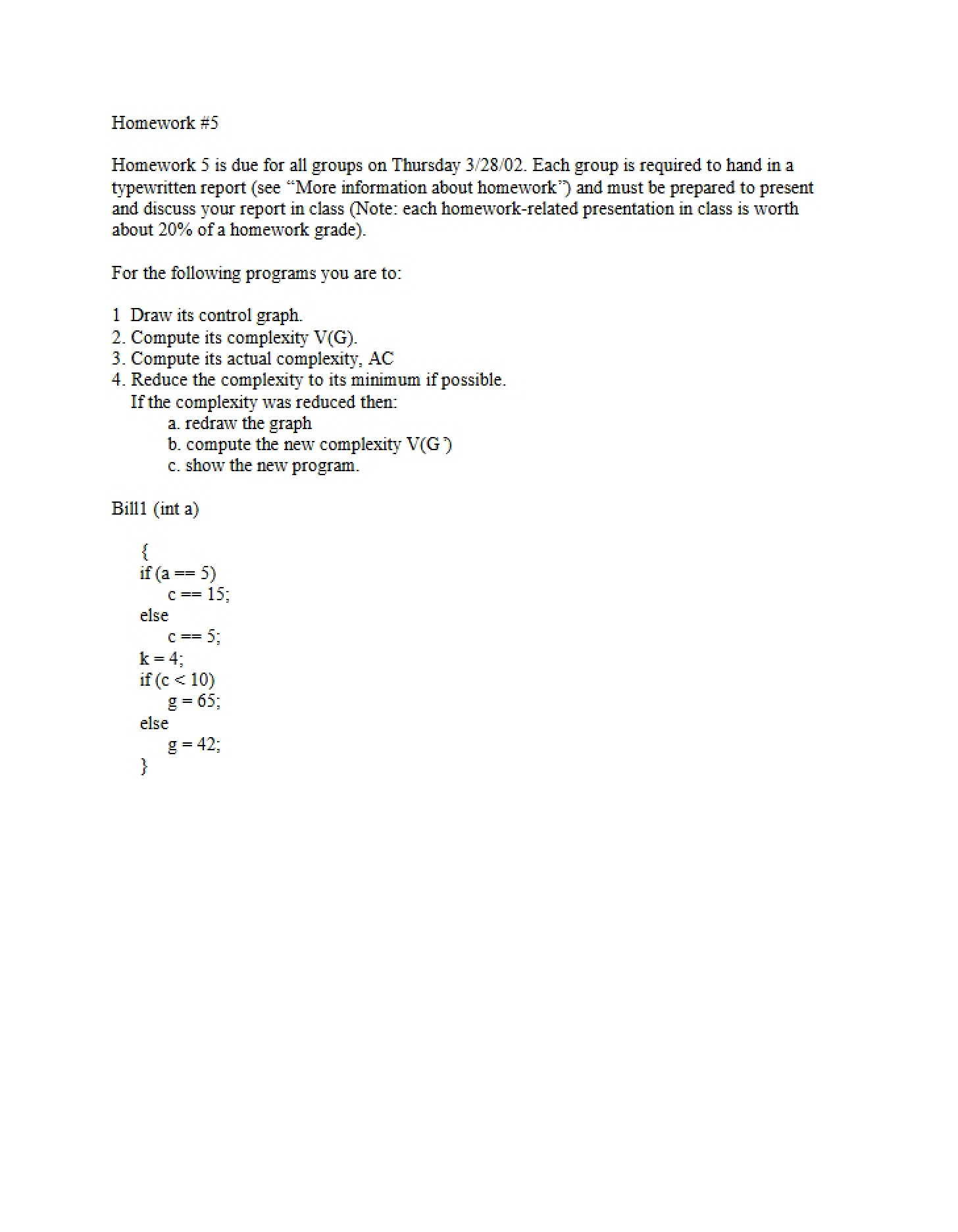 Homework for EEL 6883