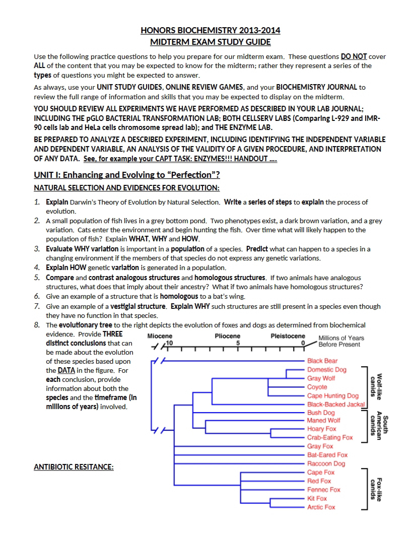 Protein Biochemistry Midterm Guide