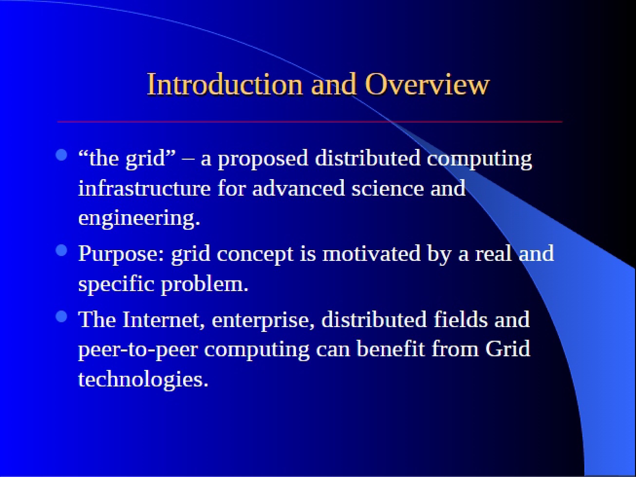 Overview and Introduction