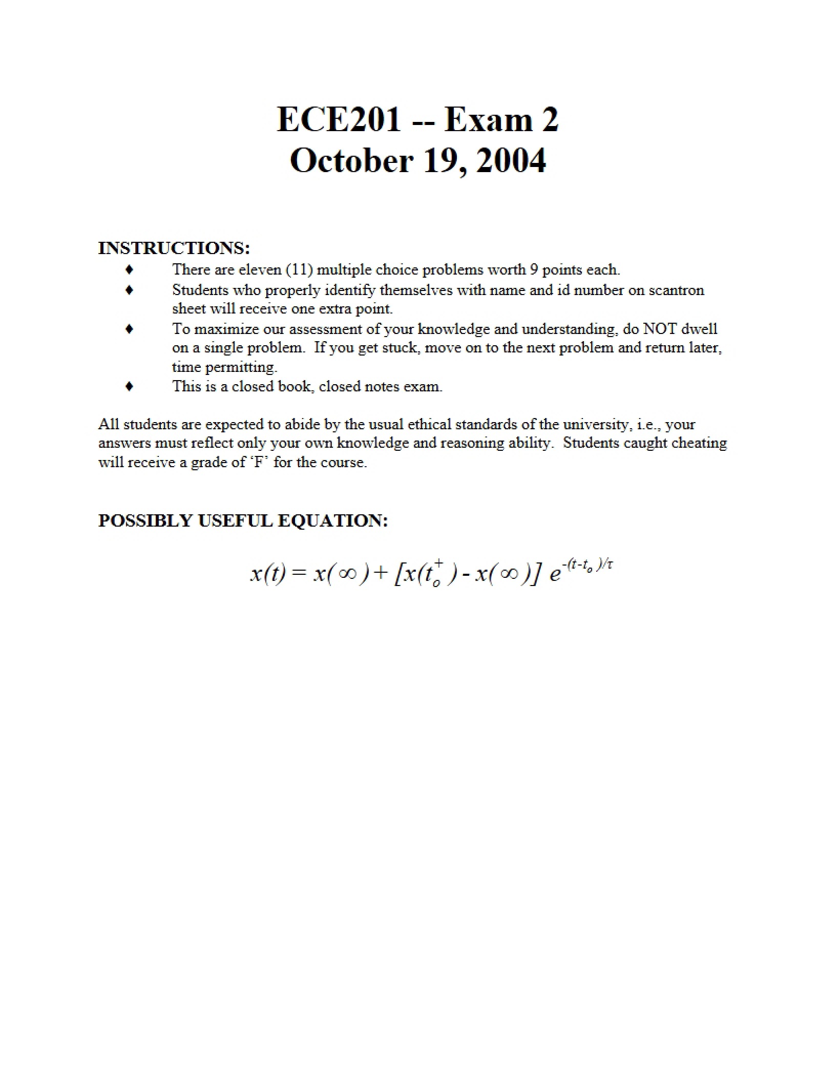 Fall 2004 Material