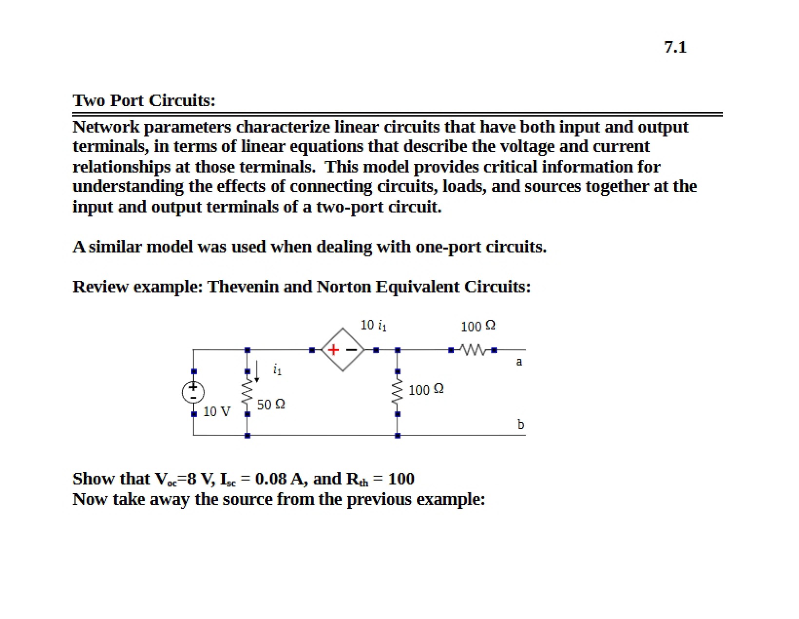 Circuits II Class Material