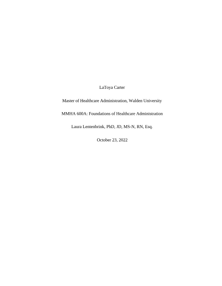 Wellness Programs Correlation to Organizational Outcomes