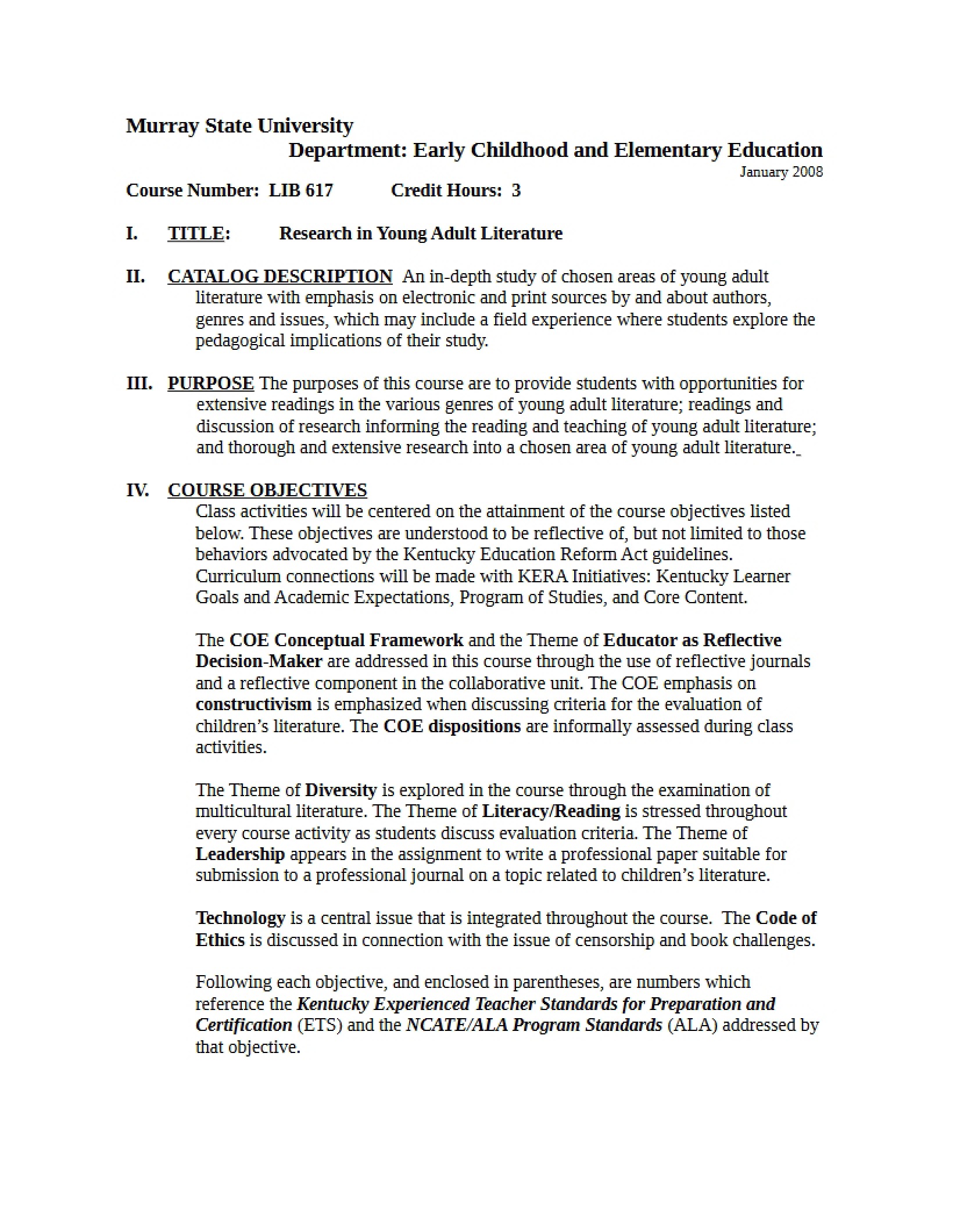 Syllabus