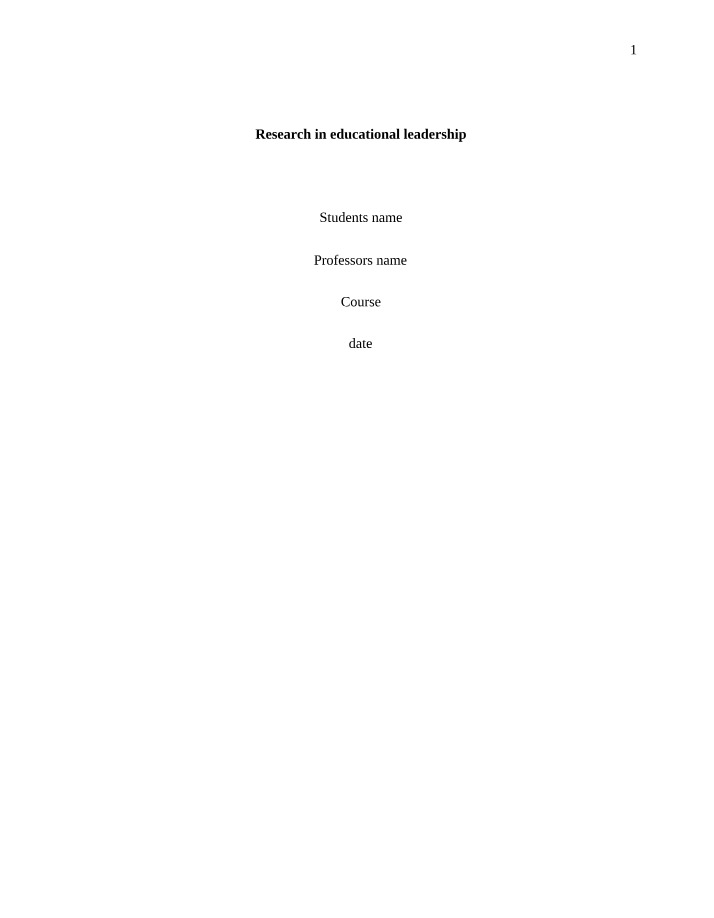 Teaching and Learning Challenges in Developing Countries - Research Proposal