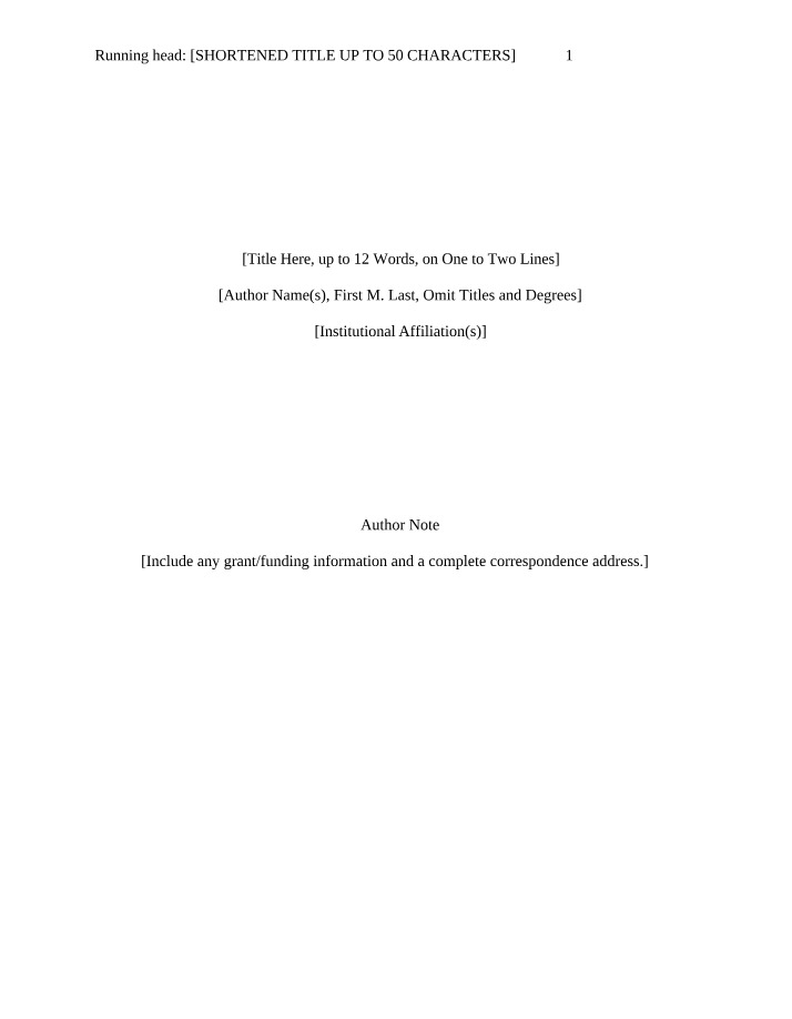 References for APA Paper