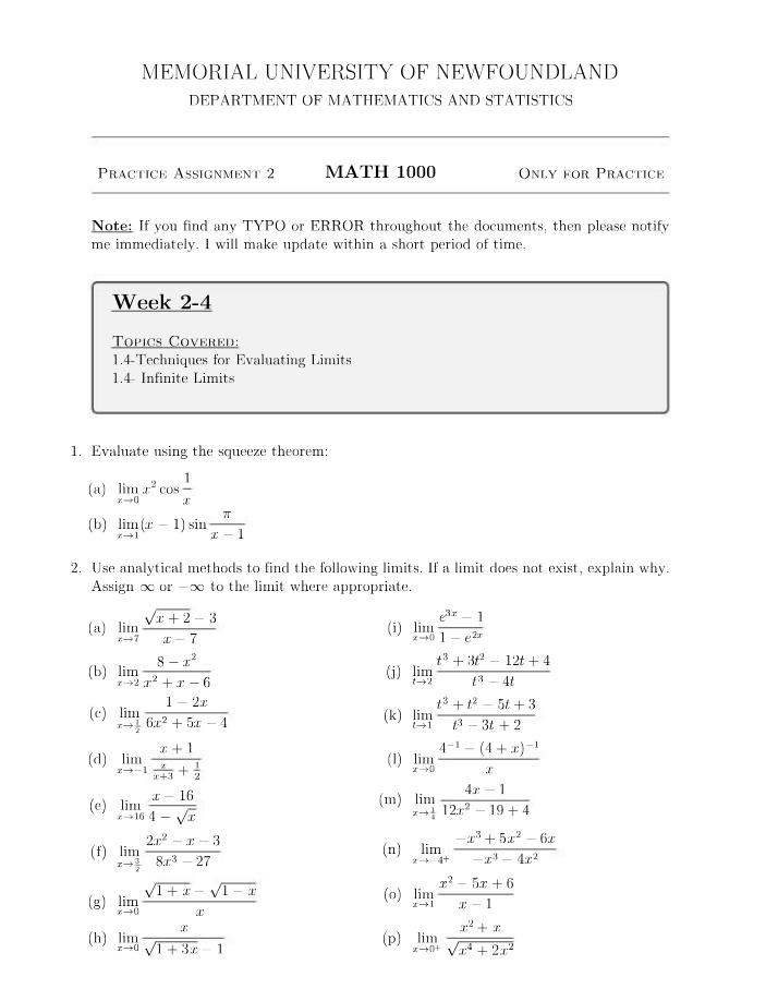 Questions for Practice Assignment 2