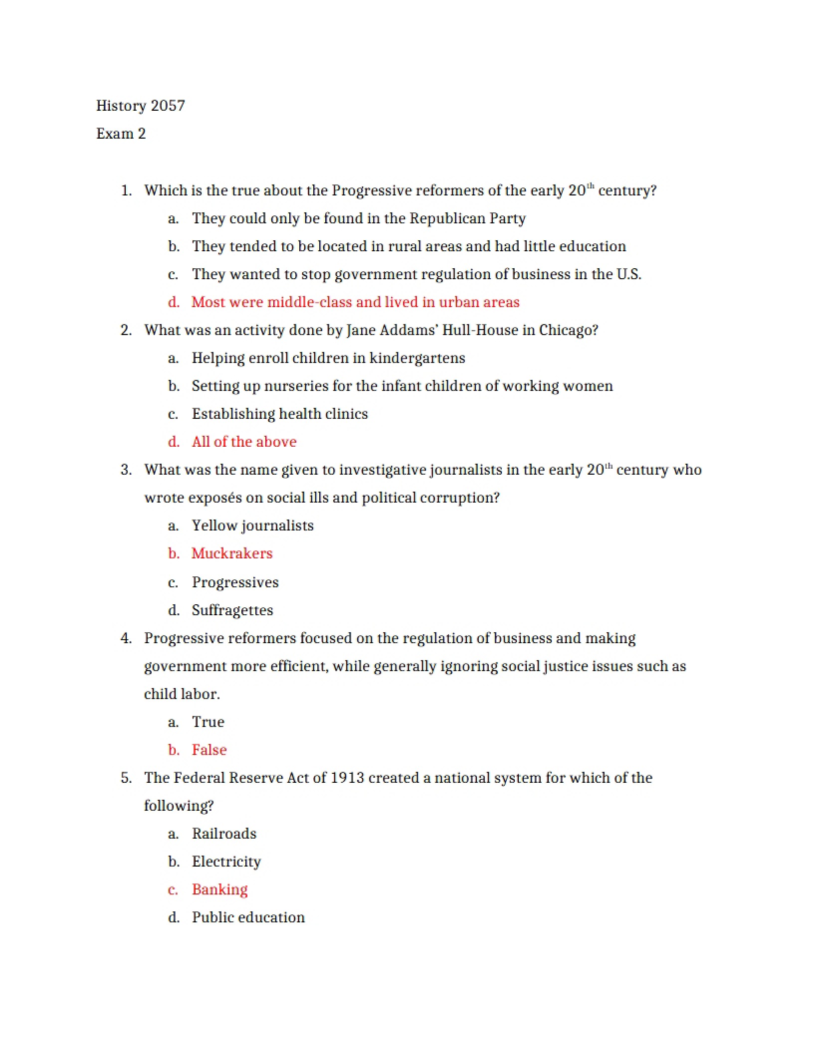 Second Exam 3