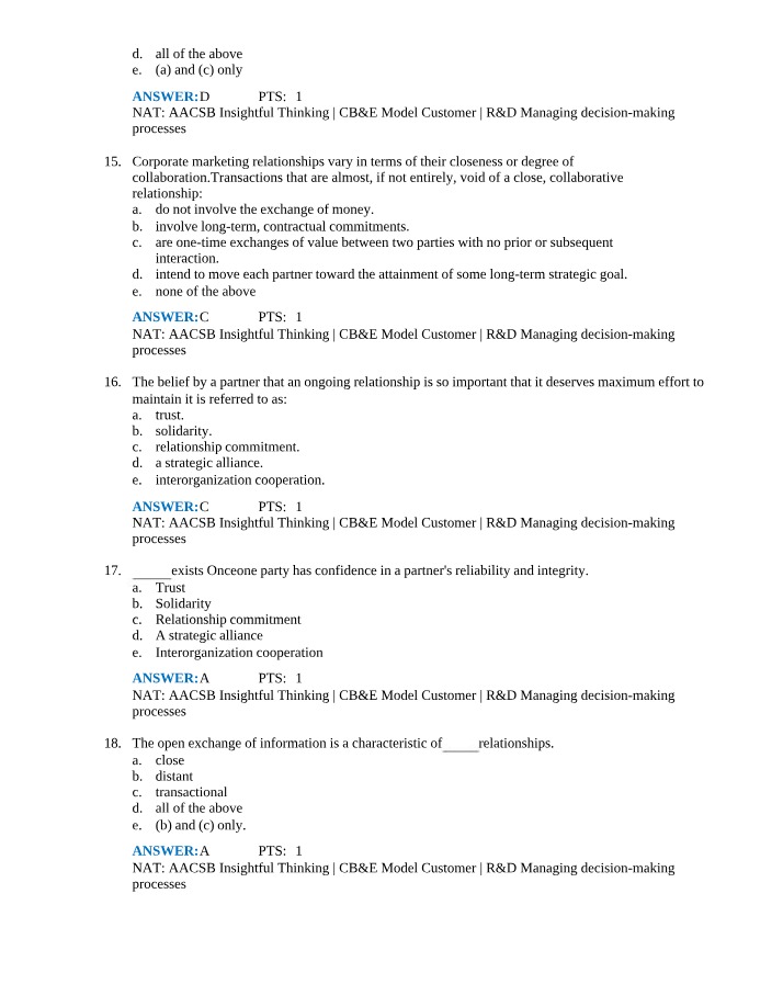 Business Marketing Management - Part 19