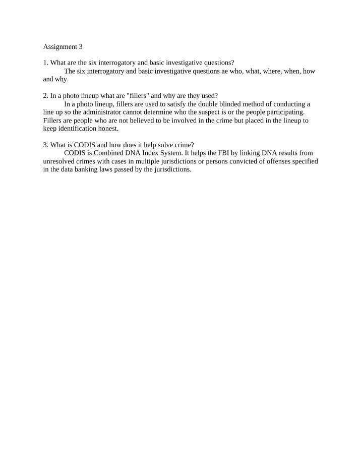 CMRJ 202 - Assignment 3