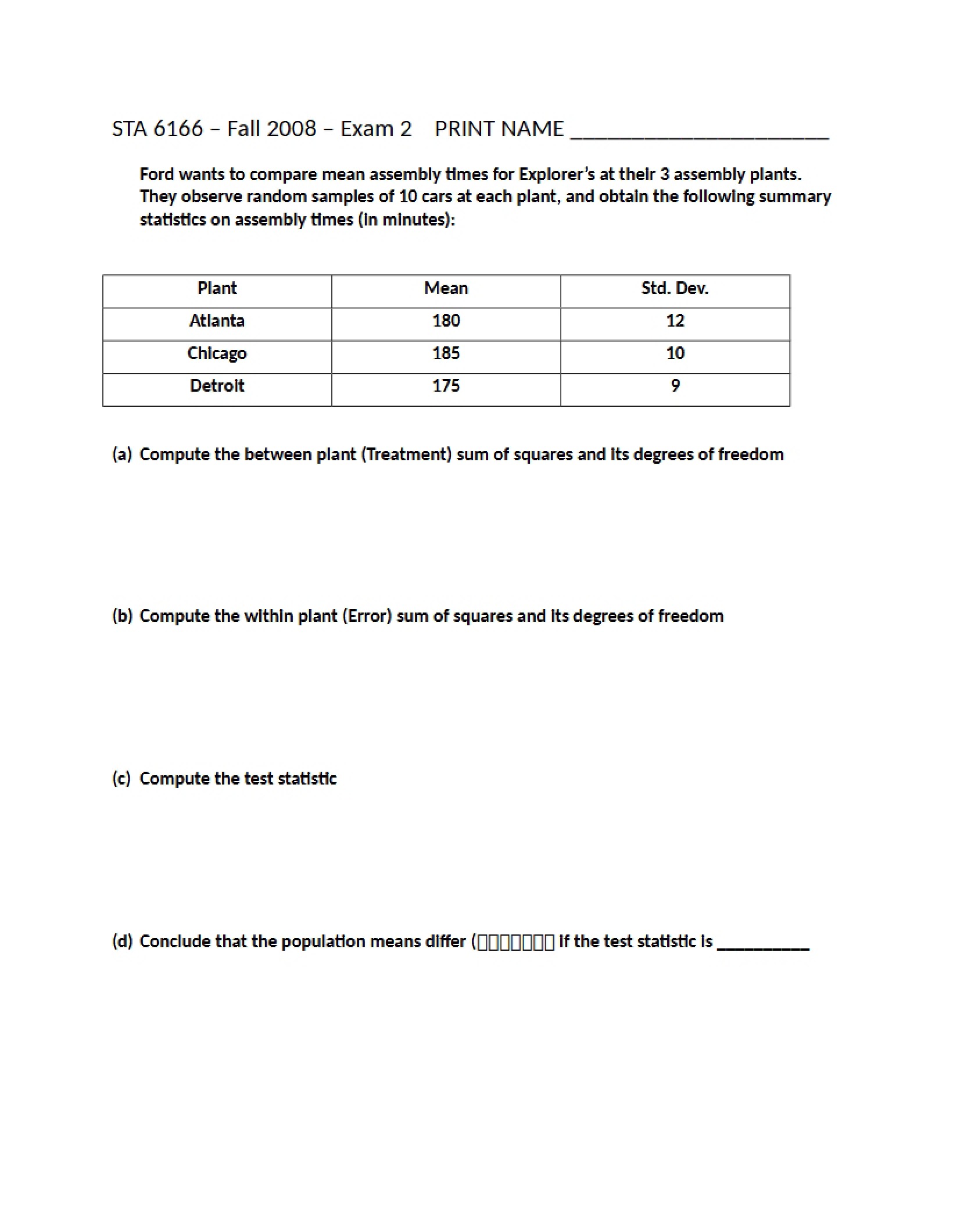 Exam 2 (Fall 2008)